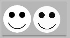 zwei Smileys, klein