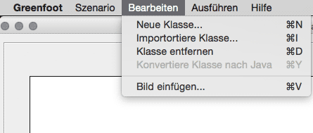 greenfoot-klasse-importieren