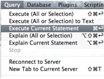 MySQL-Befehle in MySQL-Workbench ausführen