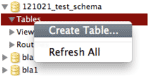 Neue Tabelle in MySQL-Workbench anlegen
